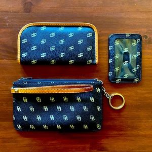 Rooney & Bourke Wristlet, Sunglass Case and Card Holder Set